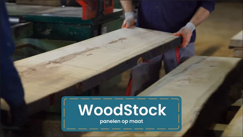 Bedrijfsfilm van WoodStock Panelen over werken met massief hout