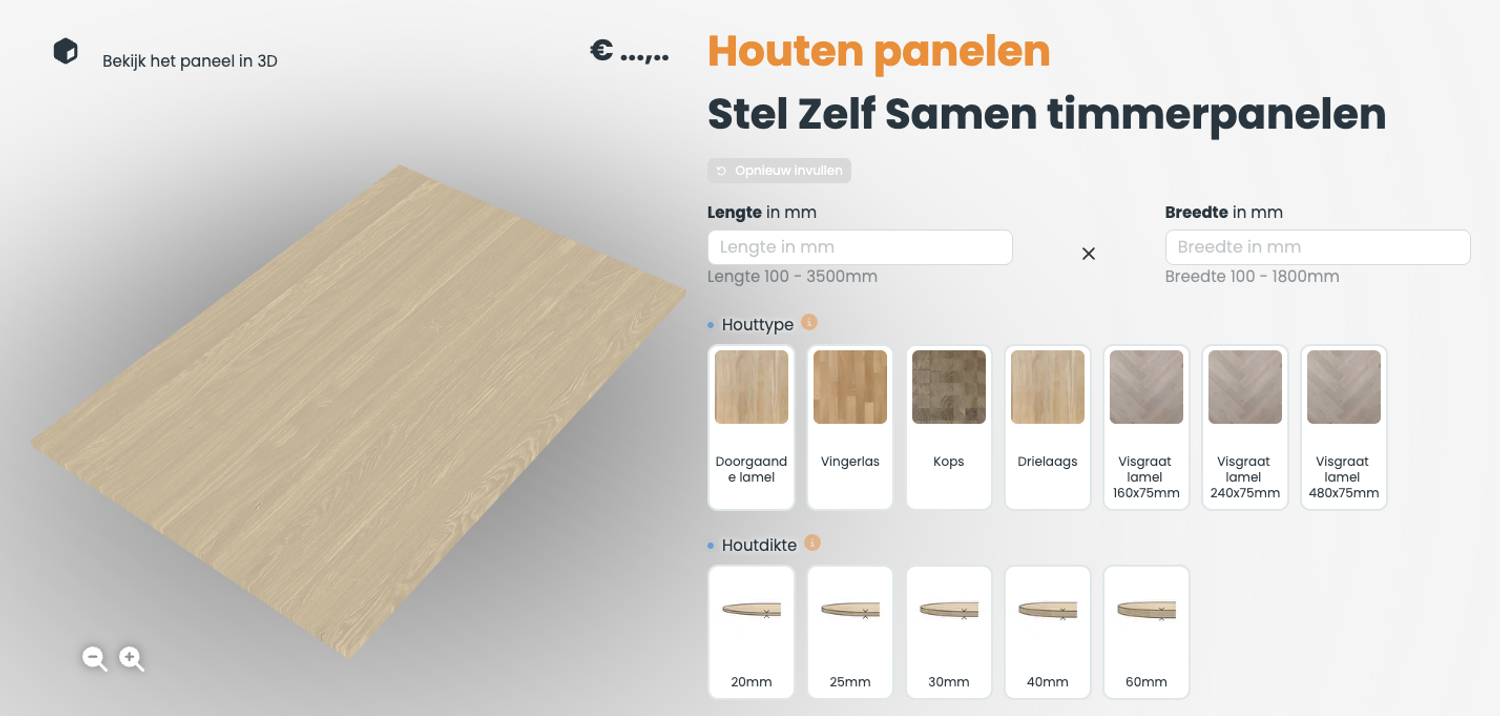 3D configurator