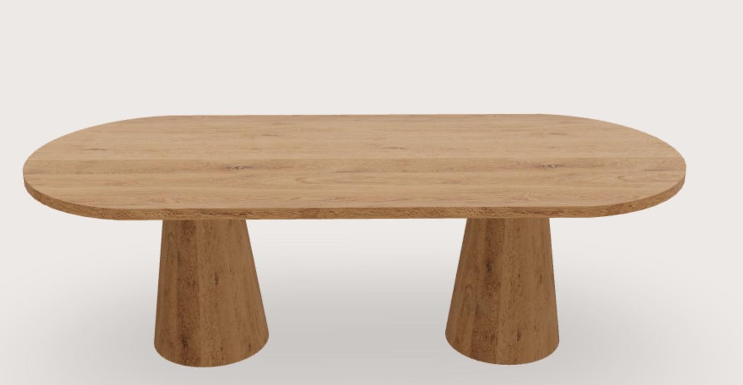 Conisch taps met Plat ovaal blad